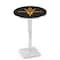 Holland Bar Stool Co 42" Chrome Arizona State Pub Table, Pitchfork L217C4228ArizSt-F - alternate 1